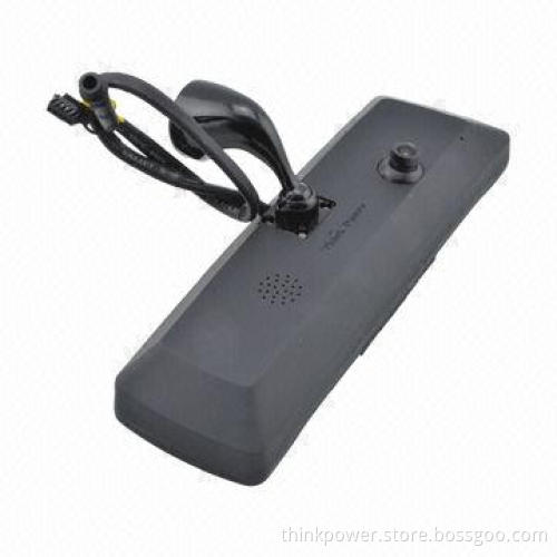 Car Black Box/DVR with Built-in Rear-view Mirror for Vehicles, Track and Safety